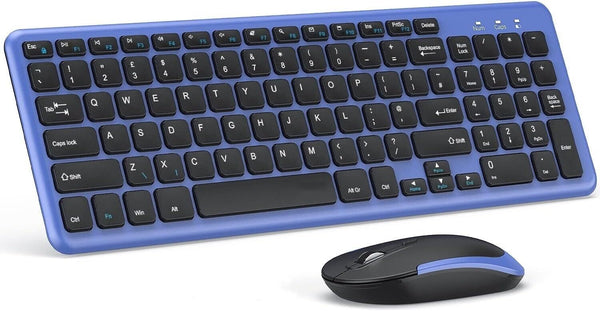 Keyboard and Mouse Wireless Set for Windows Desktop Laptop PC Computer 2.4G