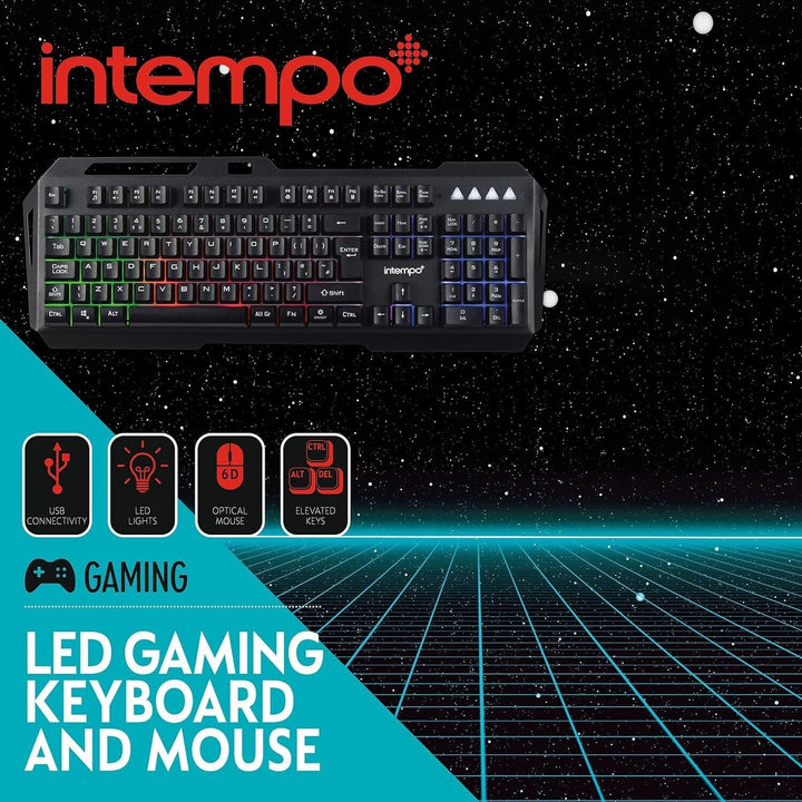 Gaming Keyboard and Mouse Mechanical Set Wired for Xbox 1 PS5 PS4 PC Laptop USB
