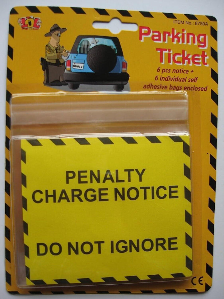 Parking Ticket Prank Fake Penalty Charge Joke Trick Funny Gifts for Adults Kids