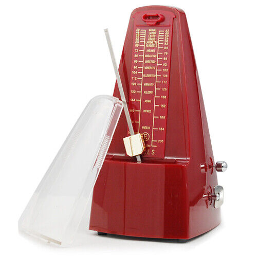 Elegant Pyramid Metronome Tempo for Musicians Piano Guitar Wind-up Clockwork