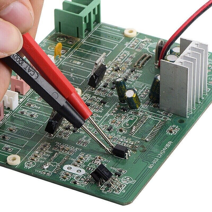 Digital Multimeter Cables Probe Lead Kit Test Electronic Alligator Clip Needle