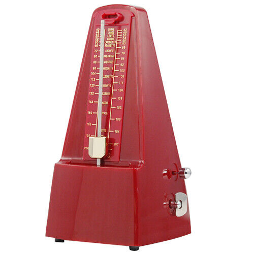 Elegant Pyramid Metronome Tempo for Musicians Piano Guitar Wind-up Clockwork