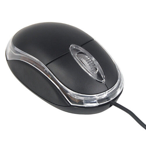 Wired USB Optical Mouse for PC Laptop Computer Scroll Wheel LED Lights Gaming