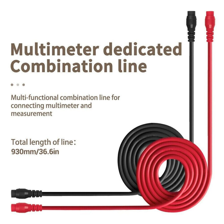 Digital Multimeter Cables Probe Lead Kit Test Electronic Alligator Clip Needle