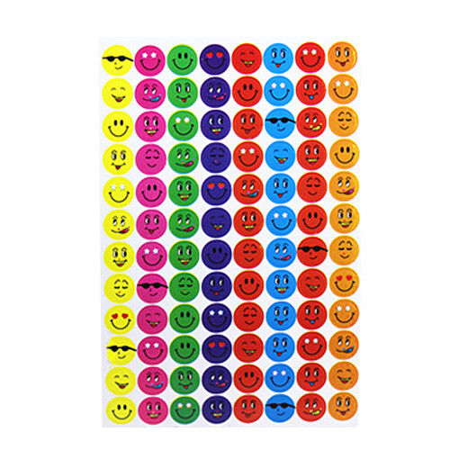 960 Children Emoji Face Reward Stickers Teacher Aid Potty Training Chart School
