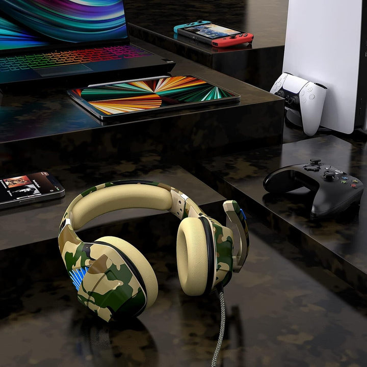 Gaming Headset with Microphone for PC PS4 PS5 Xbox one Nintendo Switch Headphone