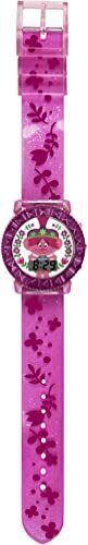 Trolls World Tour Watch Girl's Digital Quartz Silicone Poppy Bracelet Gift Set