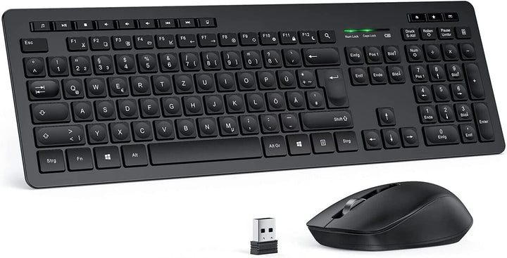 Keyboard and Mouse Wireless Set for Windows Desktop Laptop PC Computer 2.4G