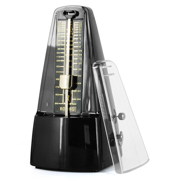 Elegant Pyramid Metronome Tempo for Musicians Piano Guitar Wind-up Clockwork
