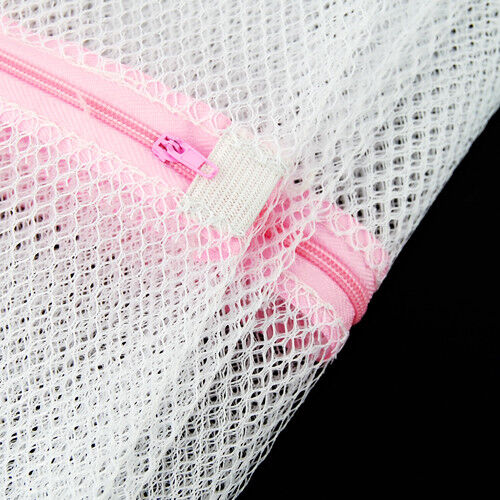 3x Zipped Laundry Washing Machine Mesh Net Bra Socks Lingerie Underwear Wash Bag