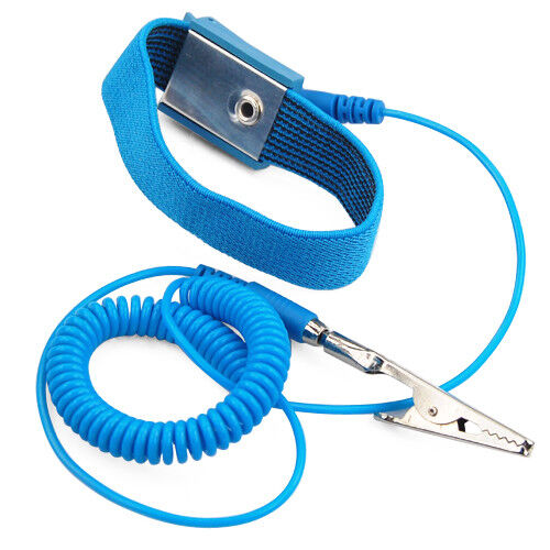Anti-Static Electricity Grounding Wristband Wrist Strap Band ESD Discharge PC