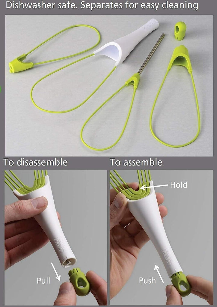 Joseph Joseph Kitchen Whisk Hand Balloon Beater Mixer Egg Milk Cream Cake Maker