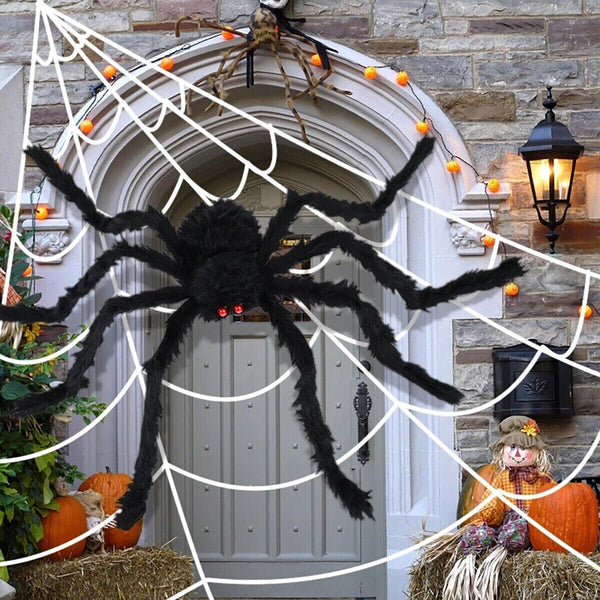 Halloween Spider Decoration Prop Large Scary Indoor Outdoor Party Decor Spooky