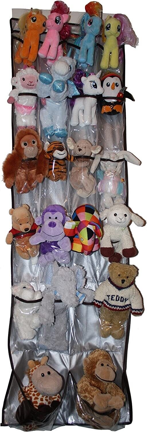Over Door Storage Organiser Rack Pockets Shoe Toys Kitchen Closet Box Hanging