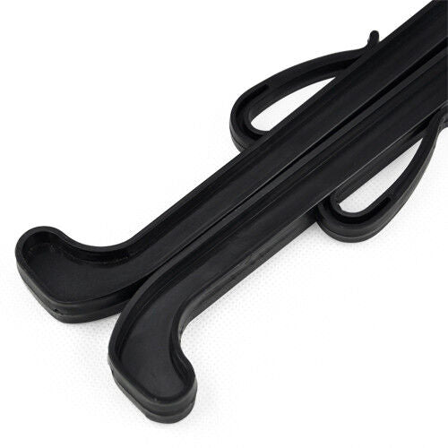 Hard Plastic Black Boots Shoes Upright Stand Holder Rack Storage Holder Pair