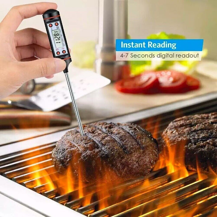 Digital Food Thermometer Probe Cooking Meat Kitchen Temperature BBQ Turkey Milk