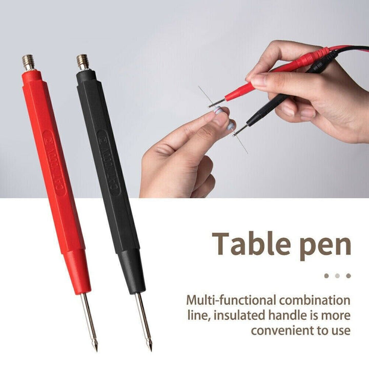 Digital Multimeter Cables Probe Lead Kit Test Electronic Alligator Clip Needle