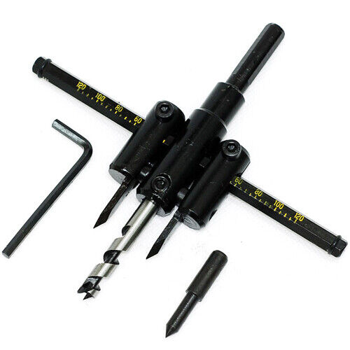 Handy Adjustable Metal Circle Hole Saw Drill Bit Cutter Kit DIY Tools Accessory