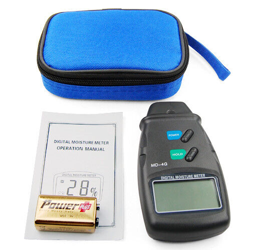 Digital Damp Moisture Meter Detector Tester Wood Timber Plaster Sensor Caravan