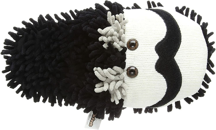 Aroma Home Ladies Moustache Slip On Slippers Size 4-7 Comfy With Grip Anti-Slip