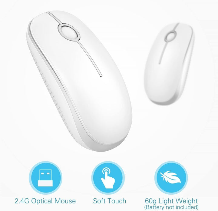 Wireless Mouse Gaming for Laptop USB LED Desktop PC Computers TV Box Chromebook