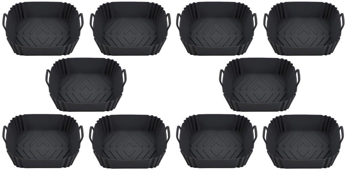 Air Fryer Silicone Liners Square Oven for Ninja With Handles Large Accessories