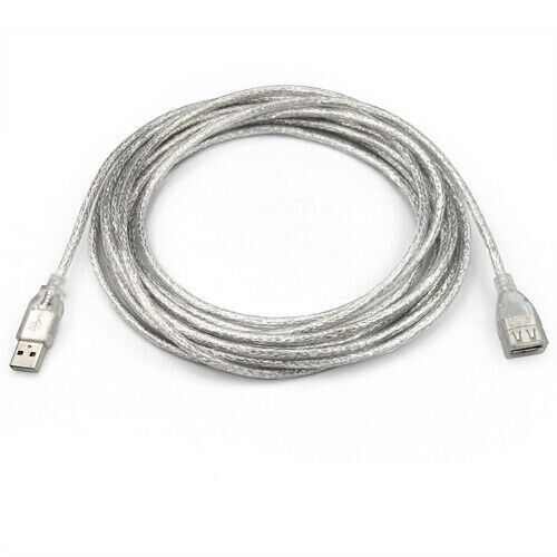 USB Cable Male to Female Extension 2.0 5m Lead 480mbps Plug Computer Socket