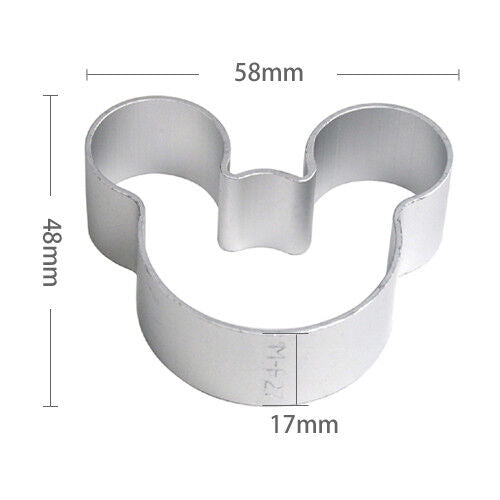 Mickey Mouse Cutter for Sugarcraft Cake Decorating Cookies Pastry Mold Baking