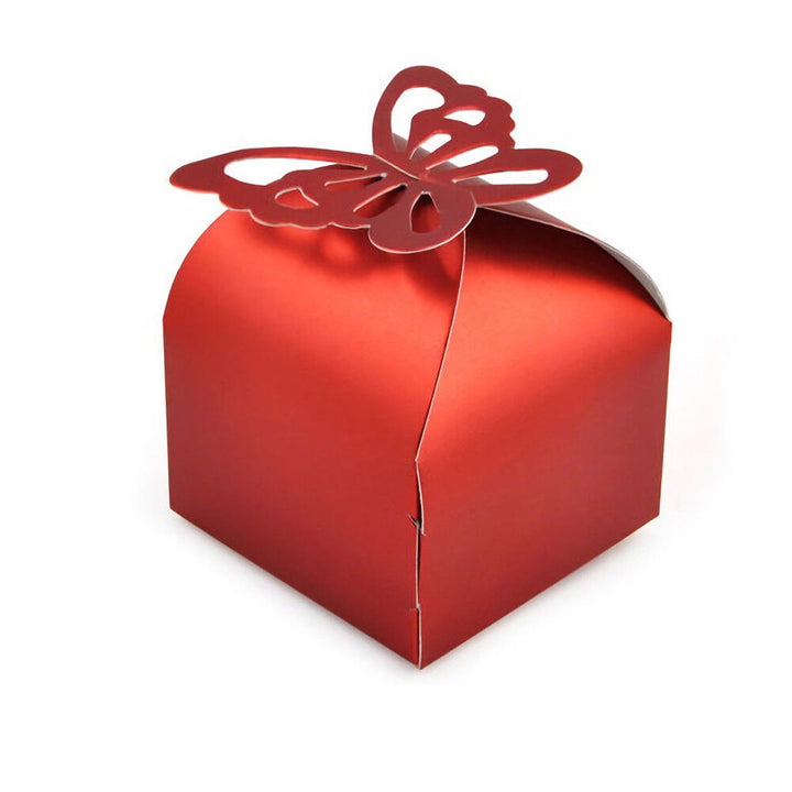 50 Pieces Wedding Favour Boxes Bridal Showers Parties Gift Bags Table Decoration