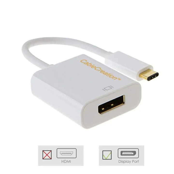 USB Type C To Display Port Cable Adapter Converter 4K 60Hz for Macbook Z PC