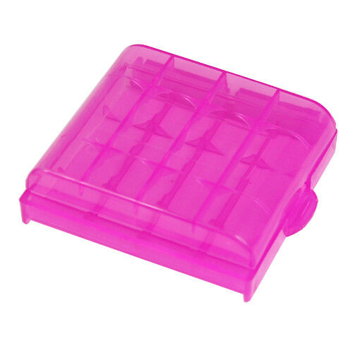 5 x Hard Plastic Case Holder Storage Box Cover for Rechargeable AA AAA Batteries