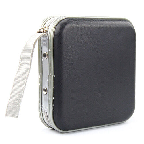 CD Dvd 40 Disc Storage Carry Case Cover Wallet Holder Bag Plastic Games Disk