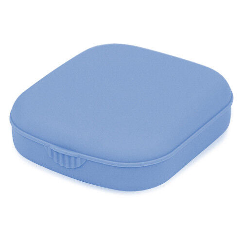 Blue Mini Contact Lens Travel Kit Case Pocket Size Storage Holder Container
