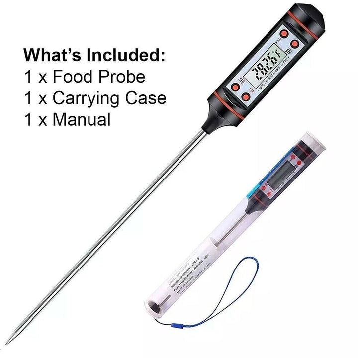 Digital Food Thermometer Probe Cooking Meat Kitchen Temperature BBQ Turkey Milk