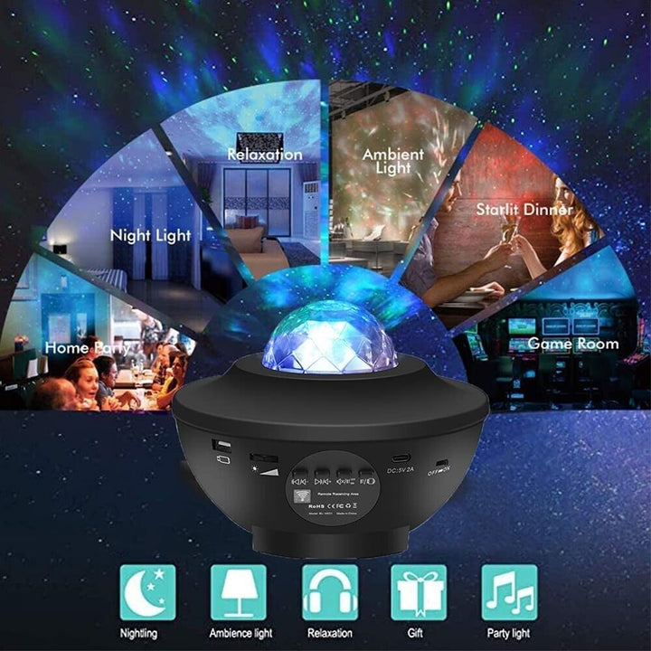 Galaxy Starlight Sky Projector Night Adult Baby Bedroom LED Starry Light Lamp