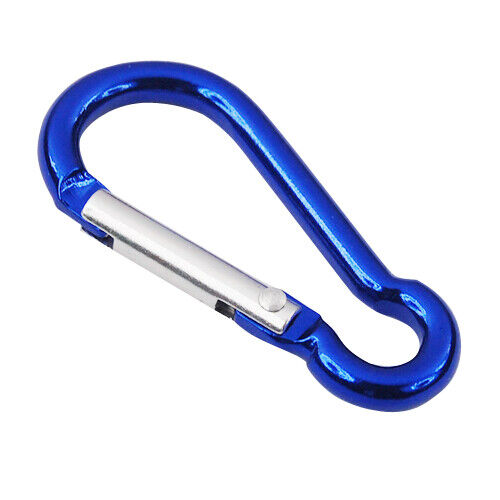 5 x Carabiner Clip Snap Hook Small Keyring for Camping Sports Karabiner Metal