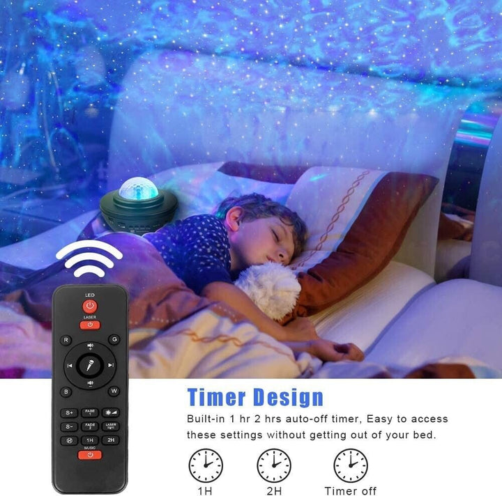 Galaxy Starlight Sky Projector Night Adult Baby Bedroom LED Starry Light Lamp