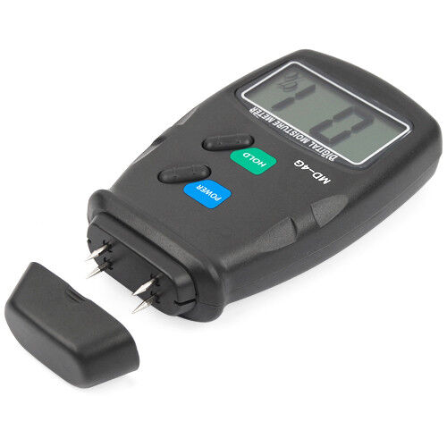 Digital Damp Moisture Meter Detector Tester Wood Timber Plaster Sensor Caravan