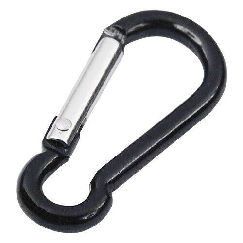 5 x Carabiner Clip Snap Hook Small Keyring for Camping Sports Karabiner Metal