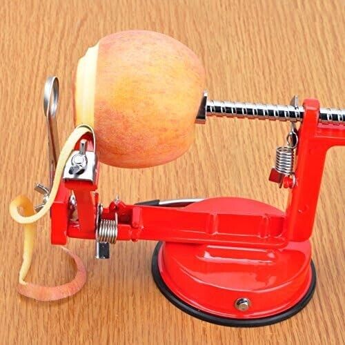 Apple Peeler Machine Corer Kitchen Gadget and Potatoes Spiral Fruit Veg Dicer