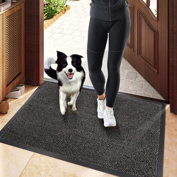 Large Tufted Door Mat 60x90cm Work Office Home Outdoor Indoor Heavy Duty Rubber