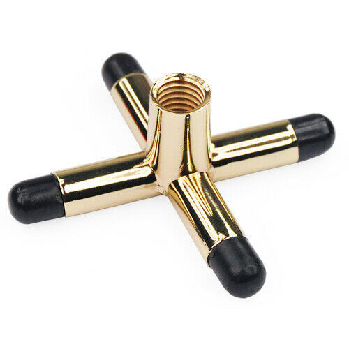 Pool & Snooker Cue Cross & Spider Rest Set Bundle Brass Head for Stick Bridge