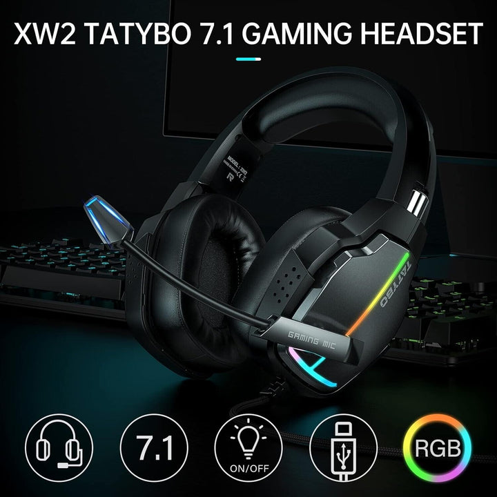 Gaming Headset with Microphone for PC PS4 PS5 Xbox one Nintendo Switch Headphone