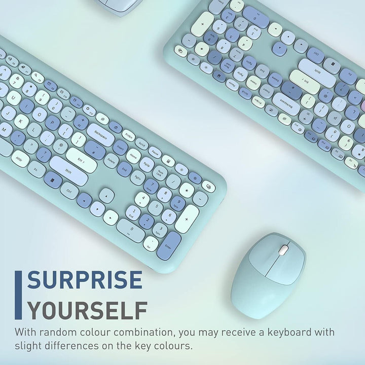 Keyboard and Mouse Wireless Set for Windows Desktop Laptop PC Computer 2.4G