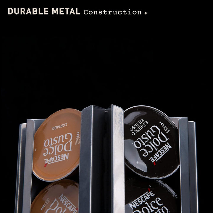 Coffee Pod Holder Stand for Nescafe Dolce Gusto Capsules Tower Storage Holds 36