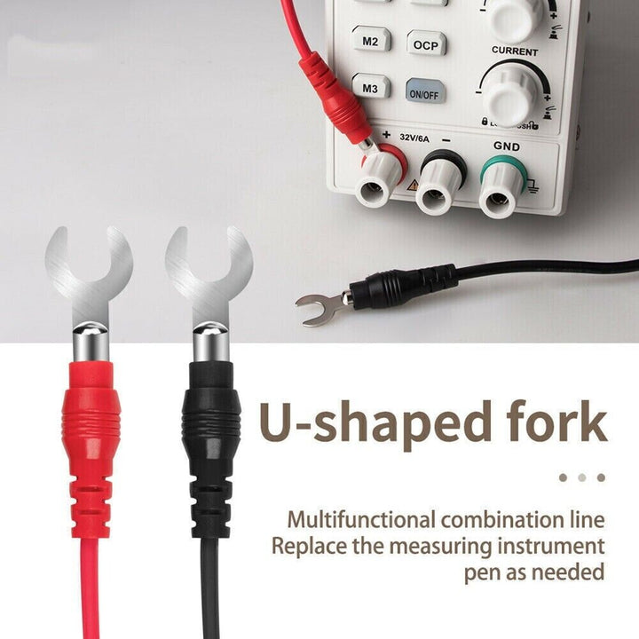 Digital Multimeter Cables Probe Lead Kit Test Electronic Alligator Clip Needle