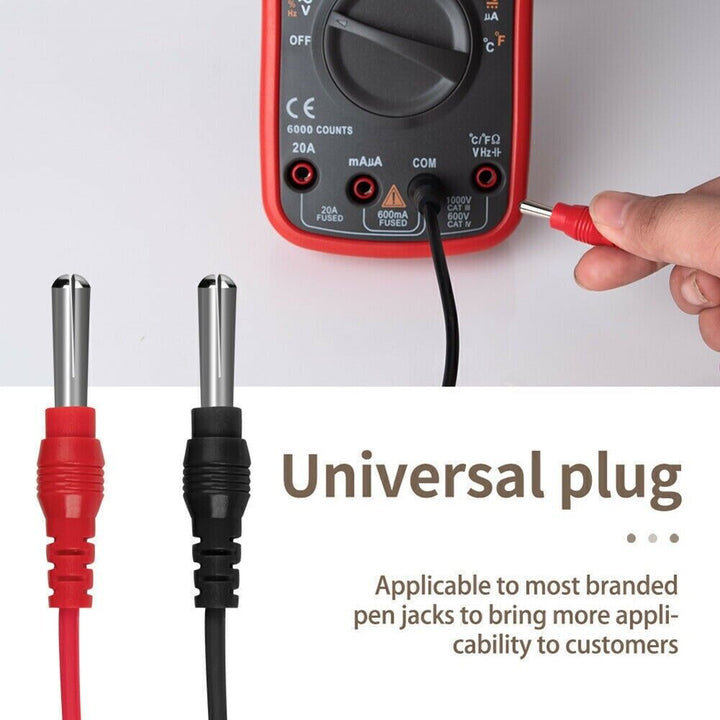 Digital Multimeter Cables Probe Lead Kit Test Electronic Alligator Clip Needle