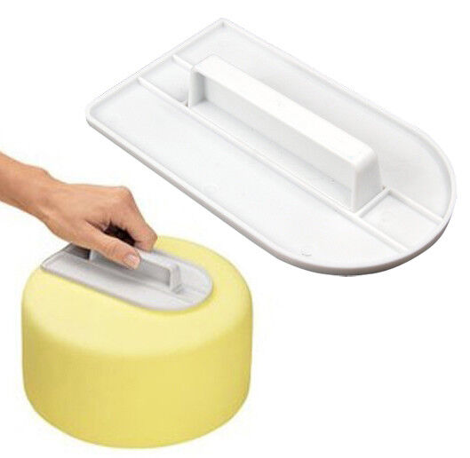 Cake Smoother Decorating Polisher Sugar Craft Sharp Edge Kitchen Modelling Tool