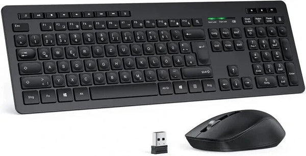Keyboard and Mouse Wireless Set for Windows Desktop Laptop PC Computer 2.4G