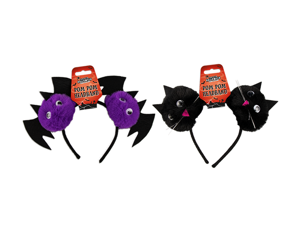 Halloween Headband Fancy Dress Prop Costume Kids Adults Cute Spooky Bat Cat